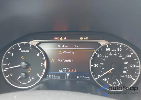 2025 Nissan Altima Sv Fwd из США, поврежденный, VIN 1N4BL4DV1SN370091